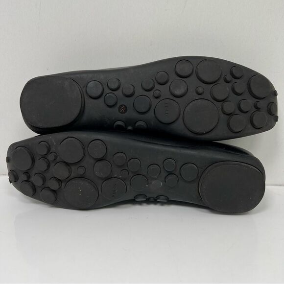 Prada Women's Black Leather Loafers Size 38.5 / 8.5 - Picture 9 of 11